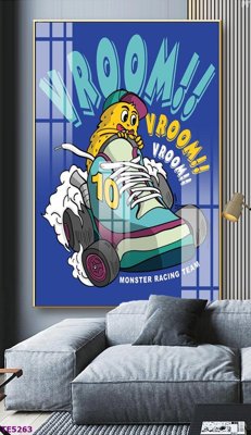 File tranh File tranh trẻ em TE5263 (ảnh gốc) in trần xuyên sáng