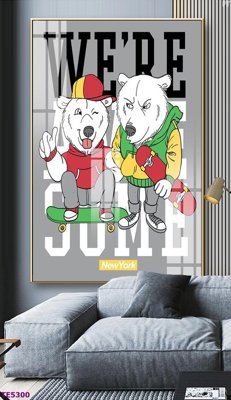 File gốc File tranh trẻ em TE5300 (thiết kế) độc quyền