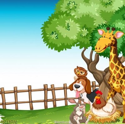 File gốc File tranh trẻ em TE532 (AI/EPS) cho in ấn