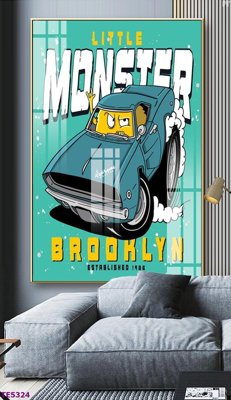 File gốc File tranh trẻ em TE5324 (ảnh chi tiết) để in trần