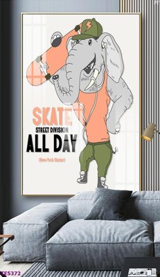 File ảnh File tranh trẻ em TE5372 (gốc) in standee