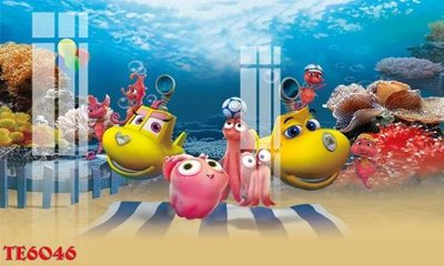 Tải file File tranh trẻ em 3d TE6046 (gốc) làm tranh trang trí