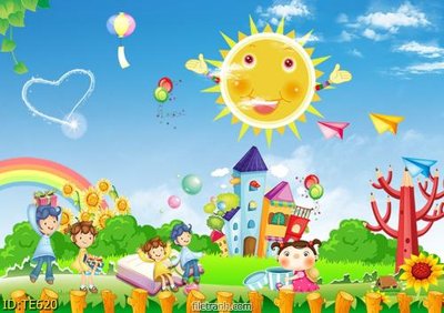 File ảnh File tranh trẻ em TE620 (gốc) trang trí khách sạn