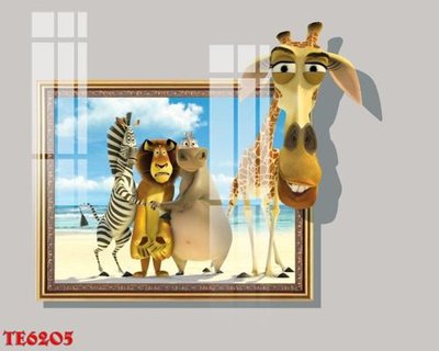 File ảnh File tranh trẻ em 3d TE6205 (gốc) in quảng cáo ngoài trời