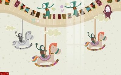 File ảnh File tranh tường nền trẻ em 3d TE7012 (gốc) in backdrop sự kiện