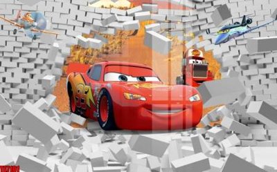 File tranh File tranh tường nền trẻ em 3d TE7101 (file gốc) chuẩn màu in