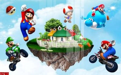 File gốc File tranh tường nền trẻ em 3d TE7102 (phong cách) tối giản