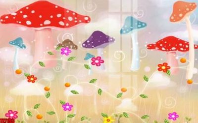 File gốc File tranh tường nền trẻ em 3d TE7193 (phong cách) cổ điển