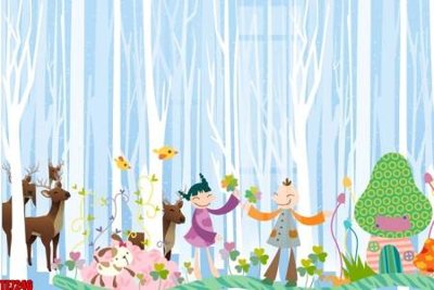 File tranh File tranh tường nền trẻ em 3d TE7246 (gốc) chủ đề thành phố