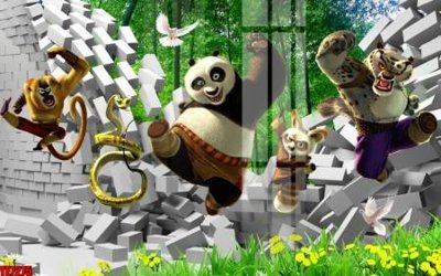 Tải file gốc File tranh tường nền trẻ em 3d TE7275 dùng cho in ấn