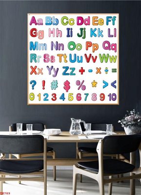 File in lụa File tranh trẻ em TE789 (hoa văn) File tranh trẻ em TE789