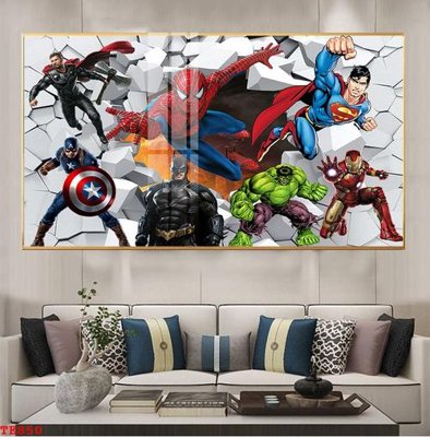 File tranh gốc File tranh trẻ em TE850 chủ đề hiện đại