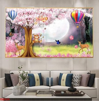 File tranh in tráng gương File tranh trẻ em TE925 (siêu nét)