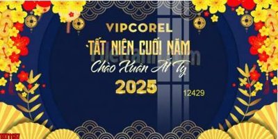 File PSD file in banner tết 2025 phông tết tất niên khai xuân chúc mừng năm mới 2025 TET1137 (gốc) cho designer