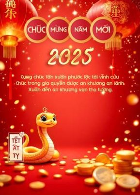 Hình ảnh file gốc File in thông báo nghỉ tết 2025TET1238 cho in UV