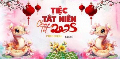 File ảnh Background phông nền banner chúc mừng năm mới , tất niên tết 2025 TET1379 (gốc) in quảng cáo ngoài trời