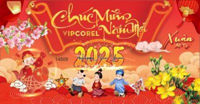 Tải file File backdrop phông chúc mừng năm mới tết 2025 ất tỵ TET2029 (gốc) để in ấn ngay
