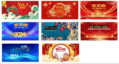 File gốc file in baner tết 2023 phông tết tất niên khai xuân TET515 (in 3D) nghệ thuật