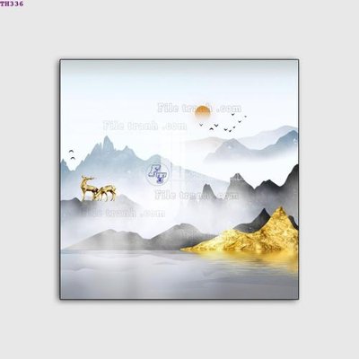 File in trần File gốc in tranh tổng hợp TH336 (bản gốc) đại dương