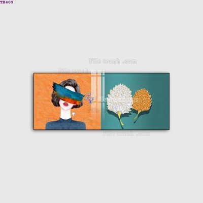 File in trần File gốc in tranh tổng hợp TH409 (bản gốc) phong cảnh