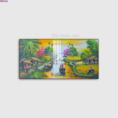 File gốc File gốc in tranh tổng hợp TH558 (PSD/TIFF) độ phân giải cao