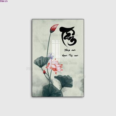 File gốc File gốc in tranh tổng hợp TH615 (in lụa) cao cấp
