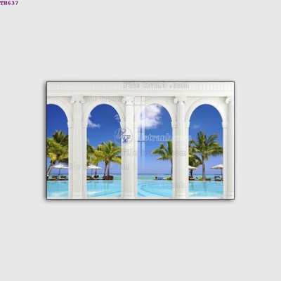 File in trần File gốc in tranh tổng hợp TH637 (bản gốc) hoa văn