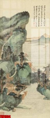 File tranh trang trí File tranh thủy mặc trung quốc TM1004 (file gốc)