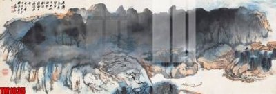 Download file tranh PSD File tranh thủy mặc trung quốc TM1035 để chỉnh sửa