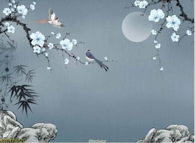 File tranh File tranh thủy mặc TM106 (gốc) chủ đề con người