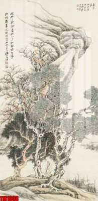 File gốc File tranh thủy mặc trung quốc TM1098 (in ấn) màu sắc trung thực