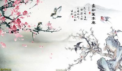 File tranh File tranh thủy mặc TM111 (ảnh gốc) chi tiết rõ ràng