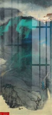 File tranh File tranh thủy mặc trung quốc TM1112 (gốc) chủ đề trẻ em