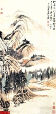 File tranh gốc PSD File tranh thủy mặc trung quốc TM1241 còn nguyên layer