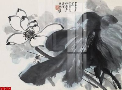 File ảnh gốc File tranh thủy mặc trung quốc TM1383 không vỡ nét