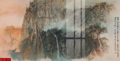 File gốc File tranh thủy mặc trung quốc TM1526 (dành cho trang trí nội thất)