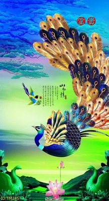 File tranh File tranh thủy mặc TM245 (gốc) chủ đề tĩnh vật