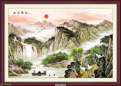 Mua file tranh gốc File tranh thủy mặc TM270 tại Filetranh.com