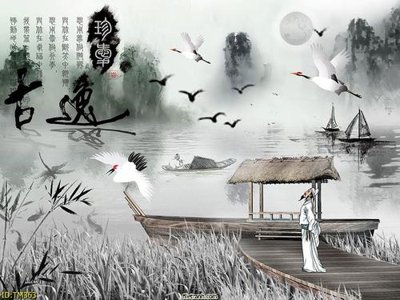 Tải file File tranh thủy mặc TM363 (gốc) chủ đề hoa sen