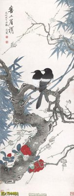 File gốc File tranh thủy mặc TM481 (AI/EPS) cho in ấn