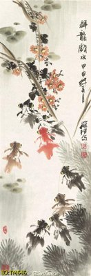 Ảnh gốc File tranh thủy mặc TM646 (siêu chi tiết) để in ấn