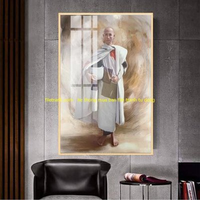 File gốc File tranh thầy thích minh tuệ TMT111 (PNG) nền trong suốt