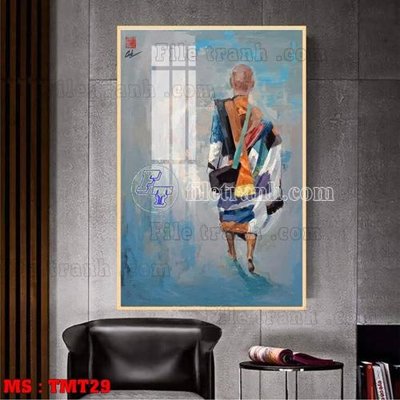 File gốc File tranh thầy thích minh tuệ TMT29 (in tráng gương) ốp tường