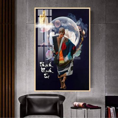 File tranh File tranh thầy thích minh tuệ TMT40 (ảnh gốc) in trần 3D