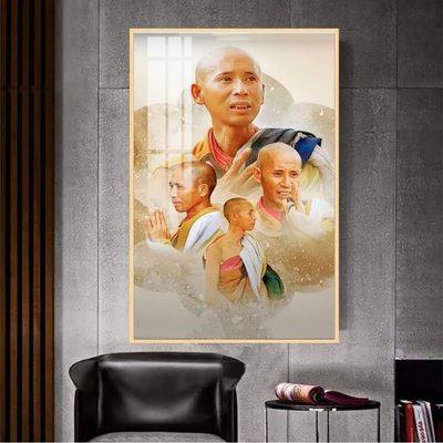 File in mica File tranh thầy thích minh tuệ TMT71 (ảnh gốc) đẹp