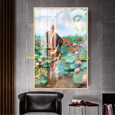 File tranh File tranh thầy thích minh tuệ TMT85 (bản gốc) treo phòng ăn