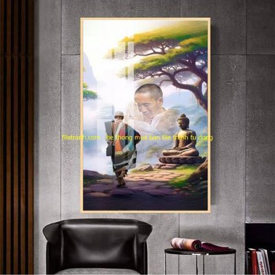 Download file File tranh thầy thích minh tuệ TMT91 (gốc) in mica ốp bếp