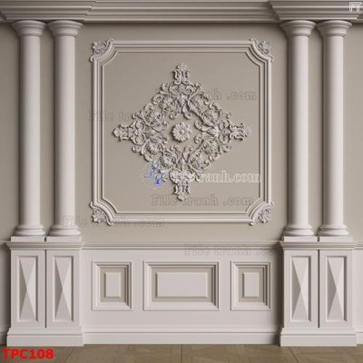 Tệp tin gốc Tranh phào chỉ TPC108 (dùng cho in ấn) chuyên nghiệp