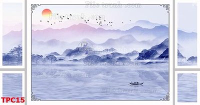 File gốc Tranh phào chỉ TPC15 (ảnh chi tiết) để in ấn