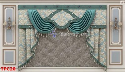 File in trần Tranh phào chỉ TPC20 (bản gốc) bầu trời